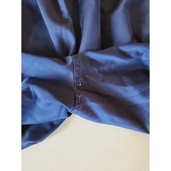 VTG Y2K 90s Adidas Pants Snap Tearaway 3 Stripe Warm Up Swisher Track Blue Men M - Picture 4 of 12